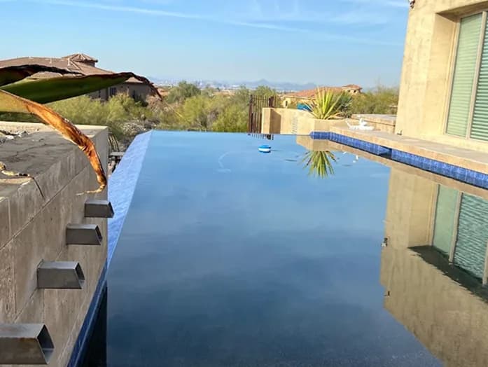 Residential pool and spa in North Phoenix AZ